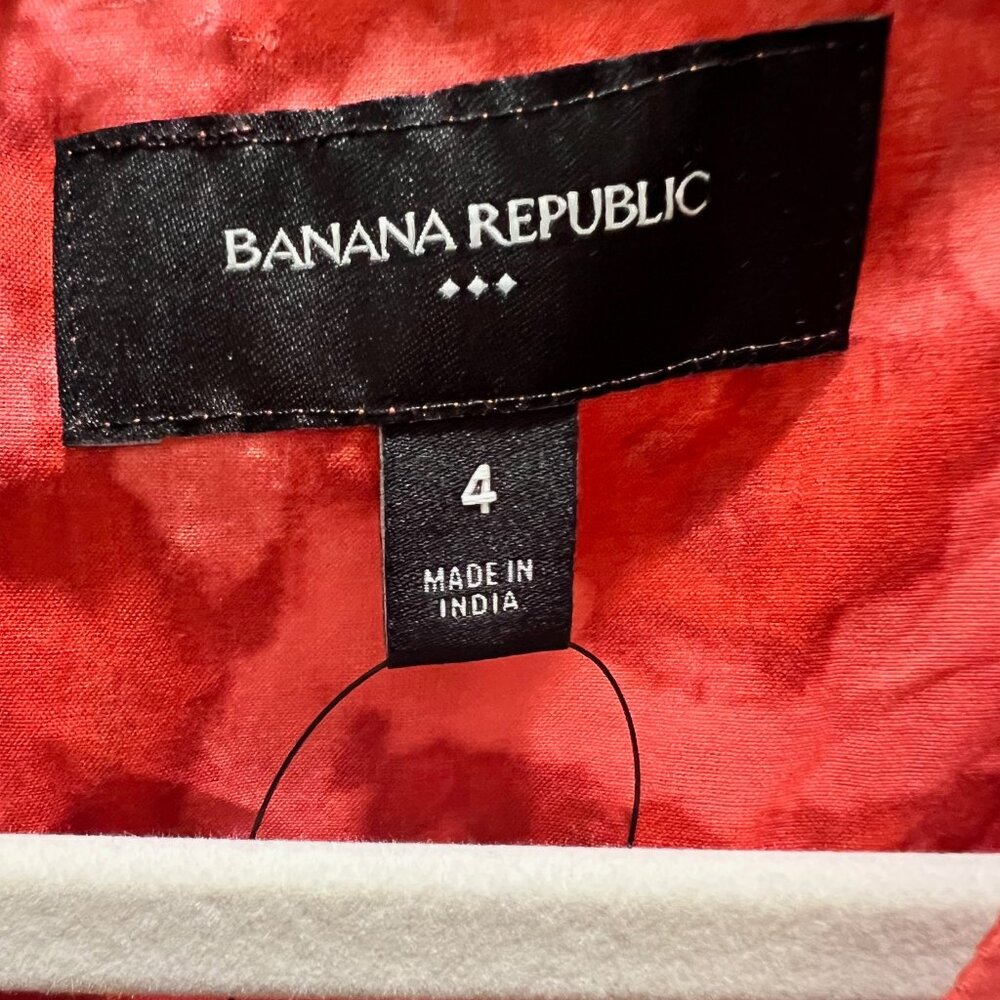 Banana Republic Voille Wrap-Waist Maxi Dress Size 4 NWT - Picture 3 of 4